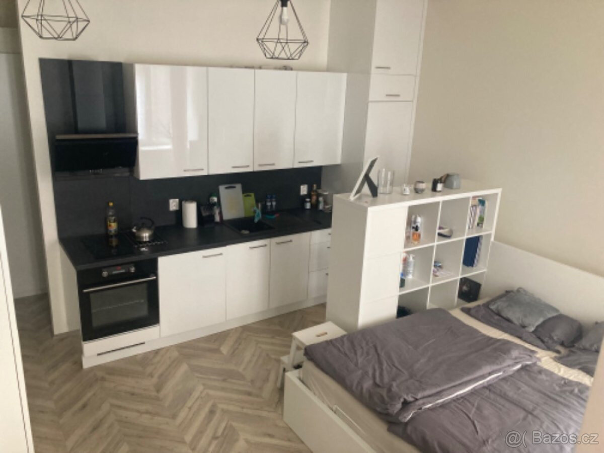 Pronájem bytu 1+kk, Vlhká, Zábrdovice, 14 000 Kč/měs, 27 m2