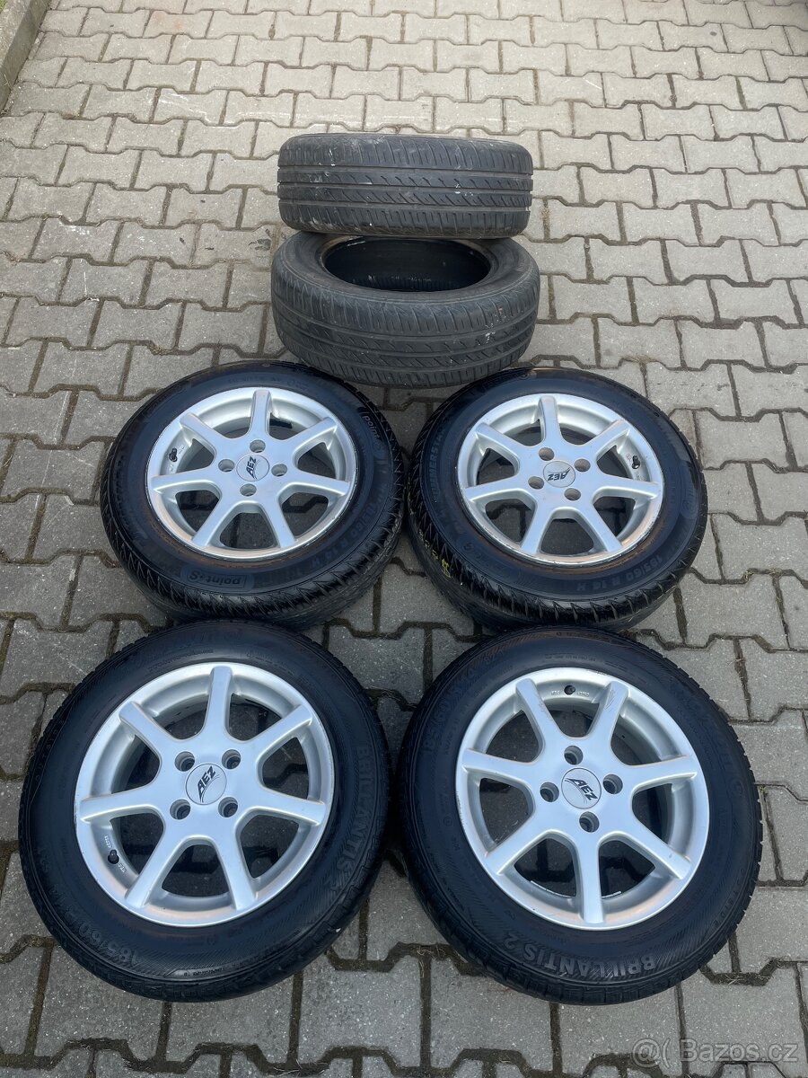 ☀️ALU LETNÍ KOLA 4x100 185/60 R14