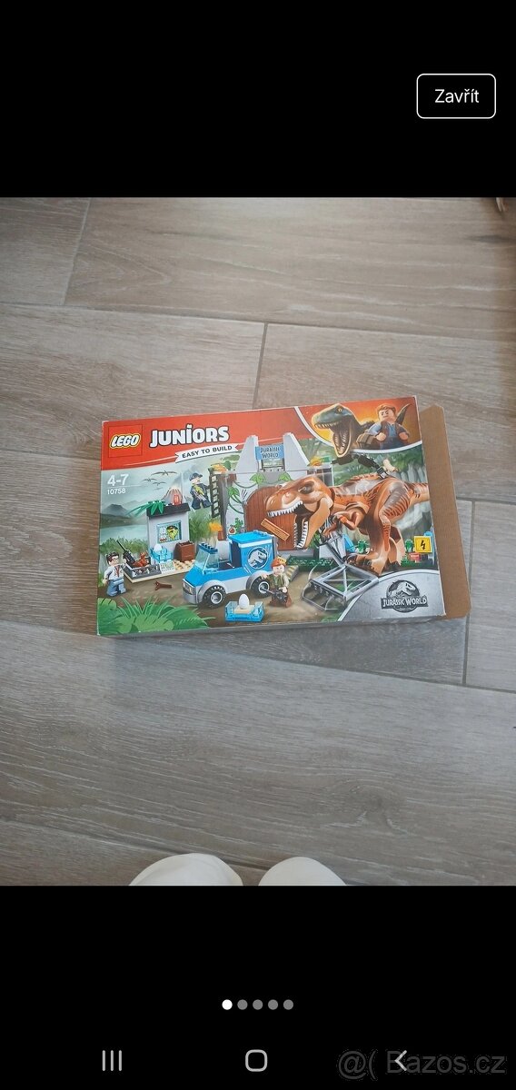 Krasne Lego Jurassic World, vek 4-7 let