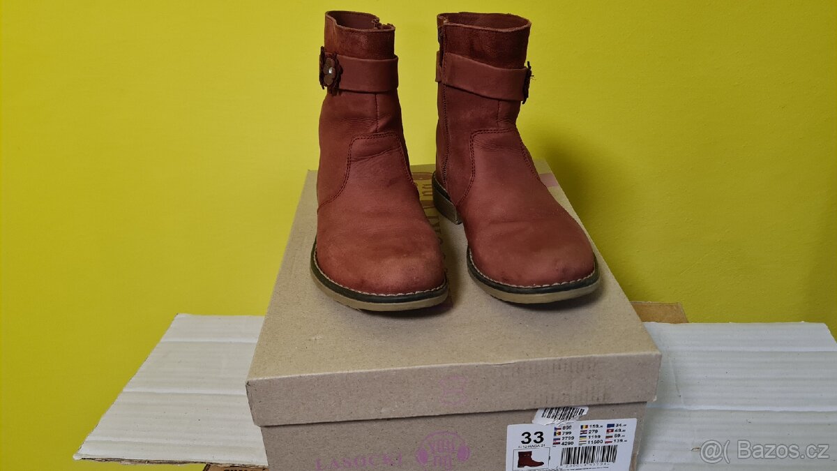 Kotníčkové boty vel.33