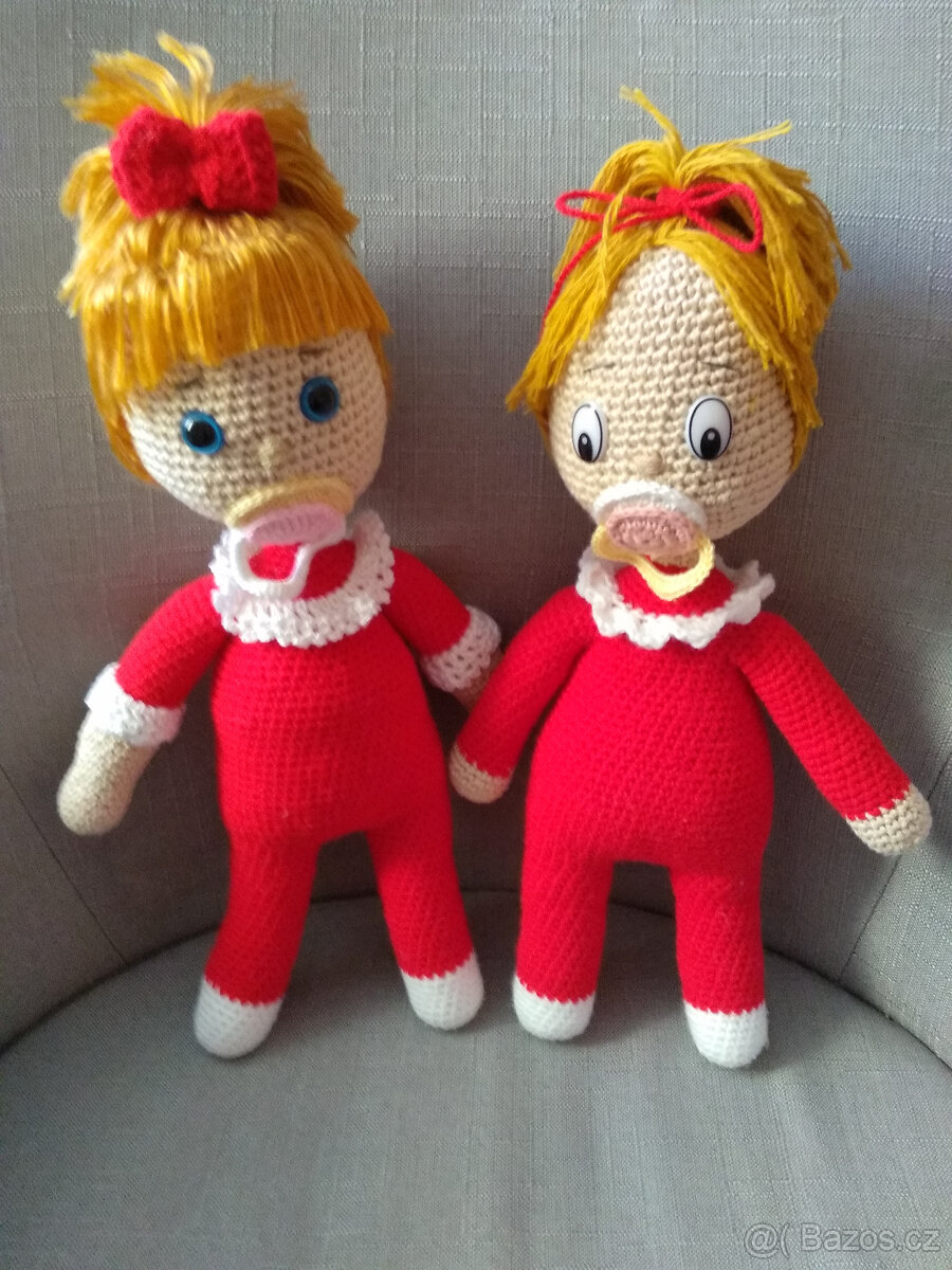 Háčkovaná panenka - miminko za 1 ks