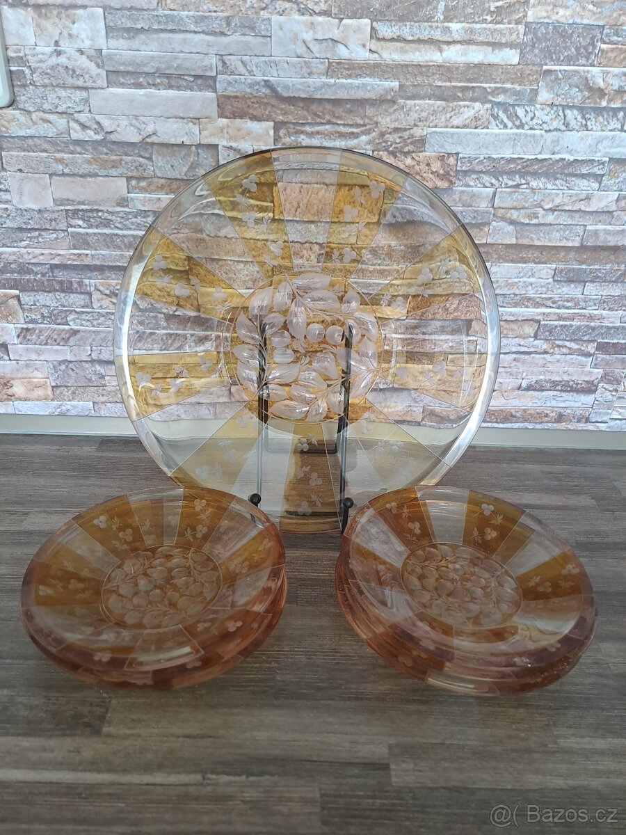 Dezertní broušená sada