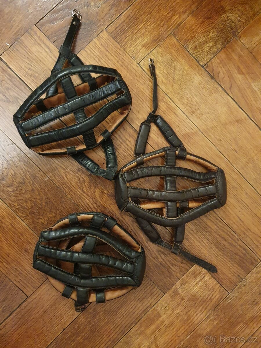 Retro kožená cyklistická helma