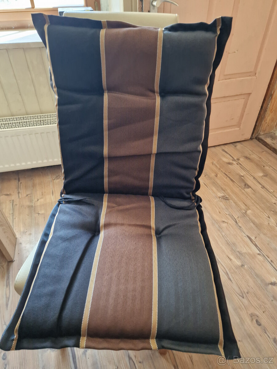 Polstare na zahradni zidle, lehatka nove