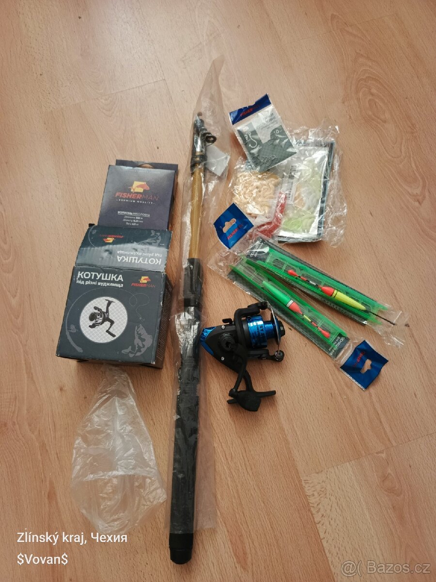 Sada rybářských prutů