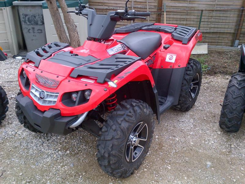 Masai 400, díly, motor