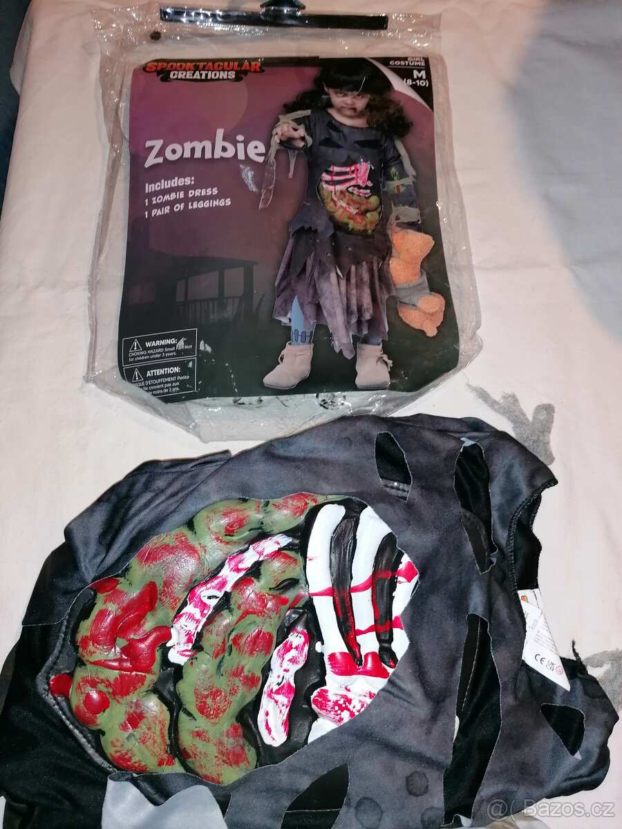 dívčí kostým Zombie vel.128-140