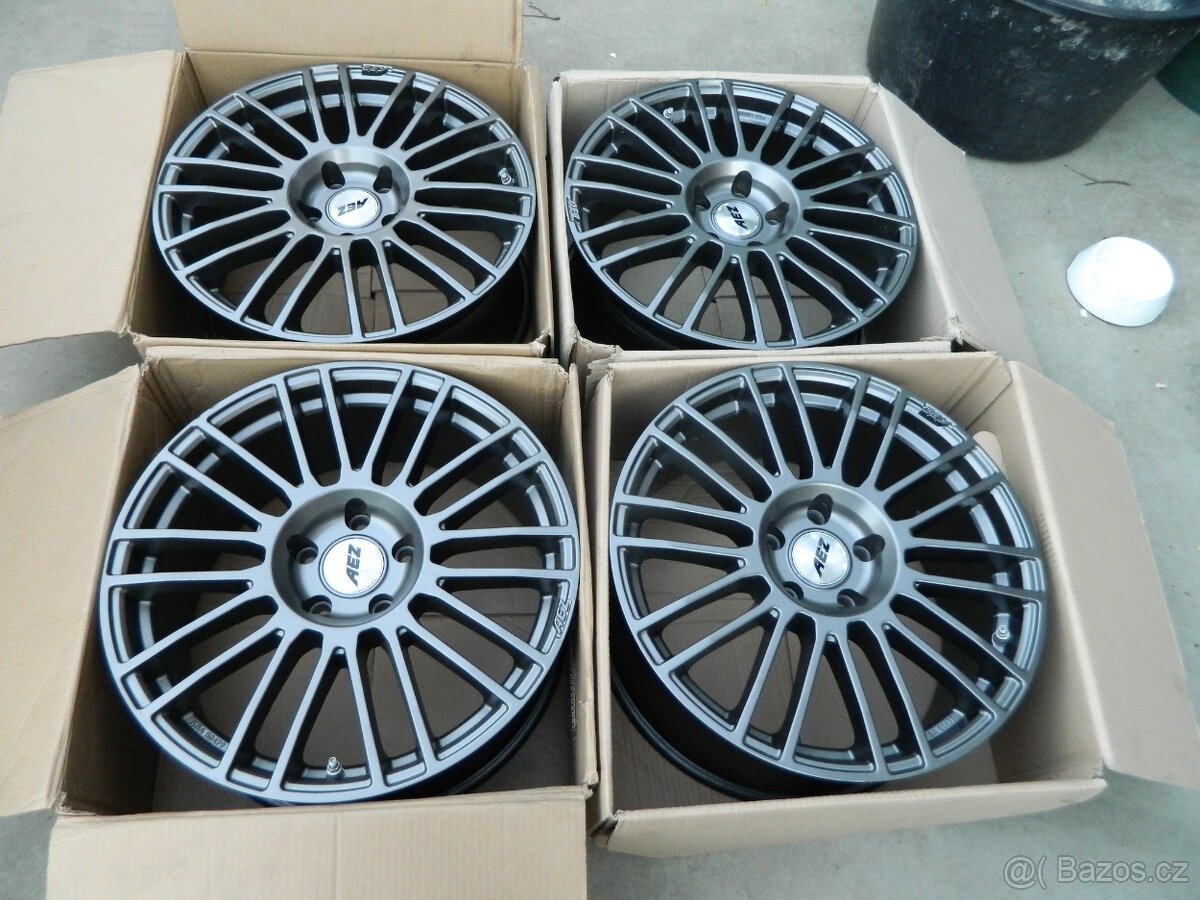 alu kola 5x120 r18 AEZ + senzory tlaku