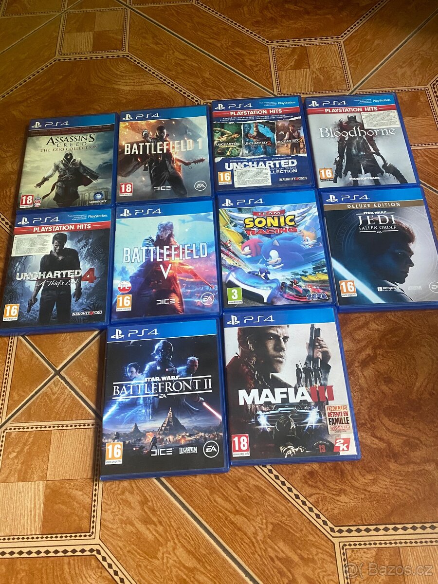 Různé hry PS4