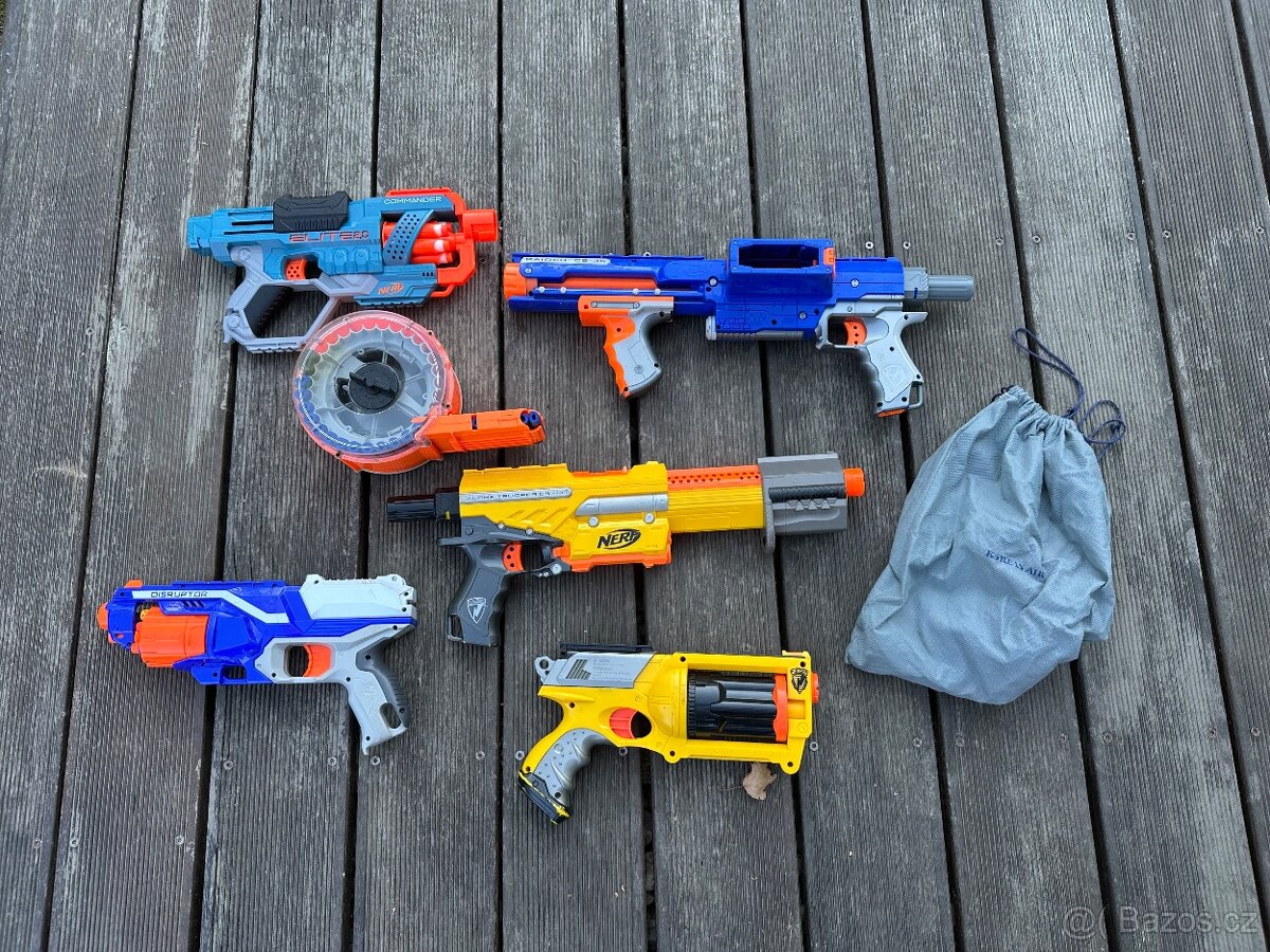 Nerf Pistole 5 kusů