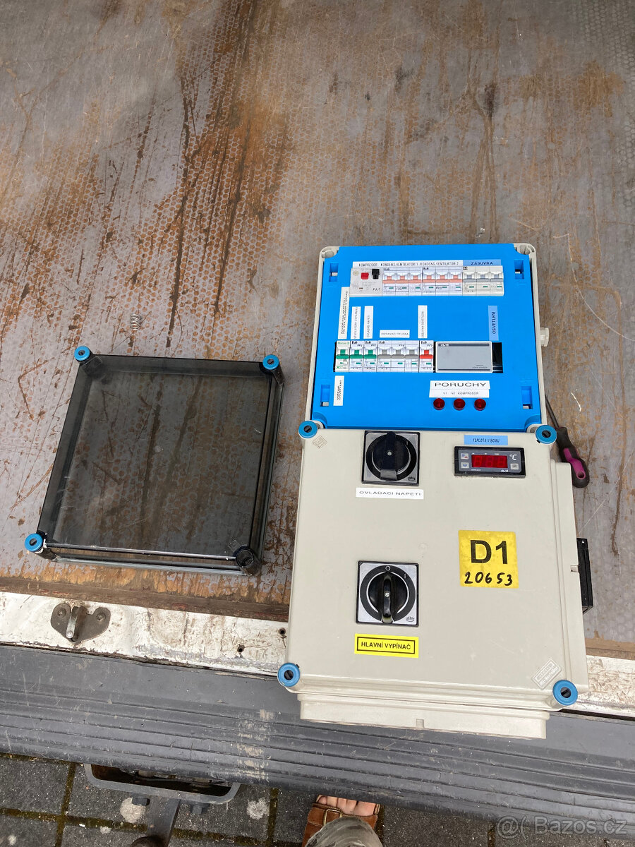 Rozvaděč, elektroinstalace, elektrosoužástky za 1.000 kč