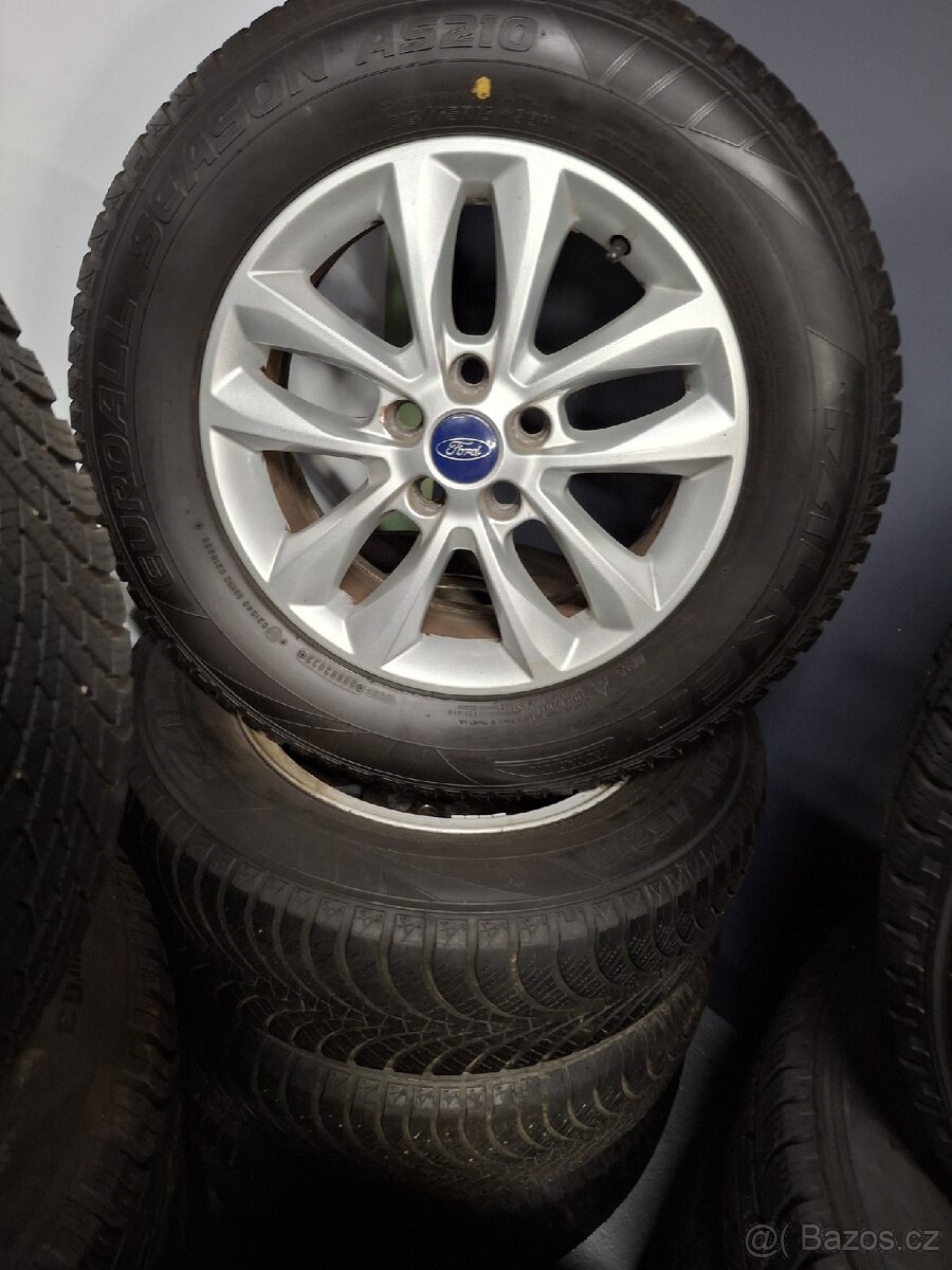 Alu kola Ford, R16 + zimní pneu 215/65 R16