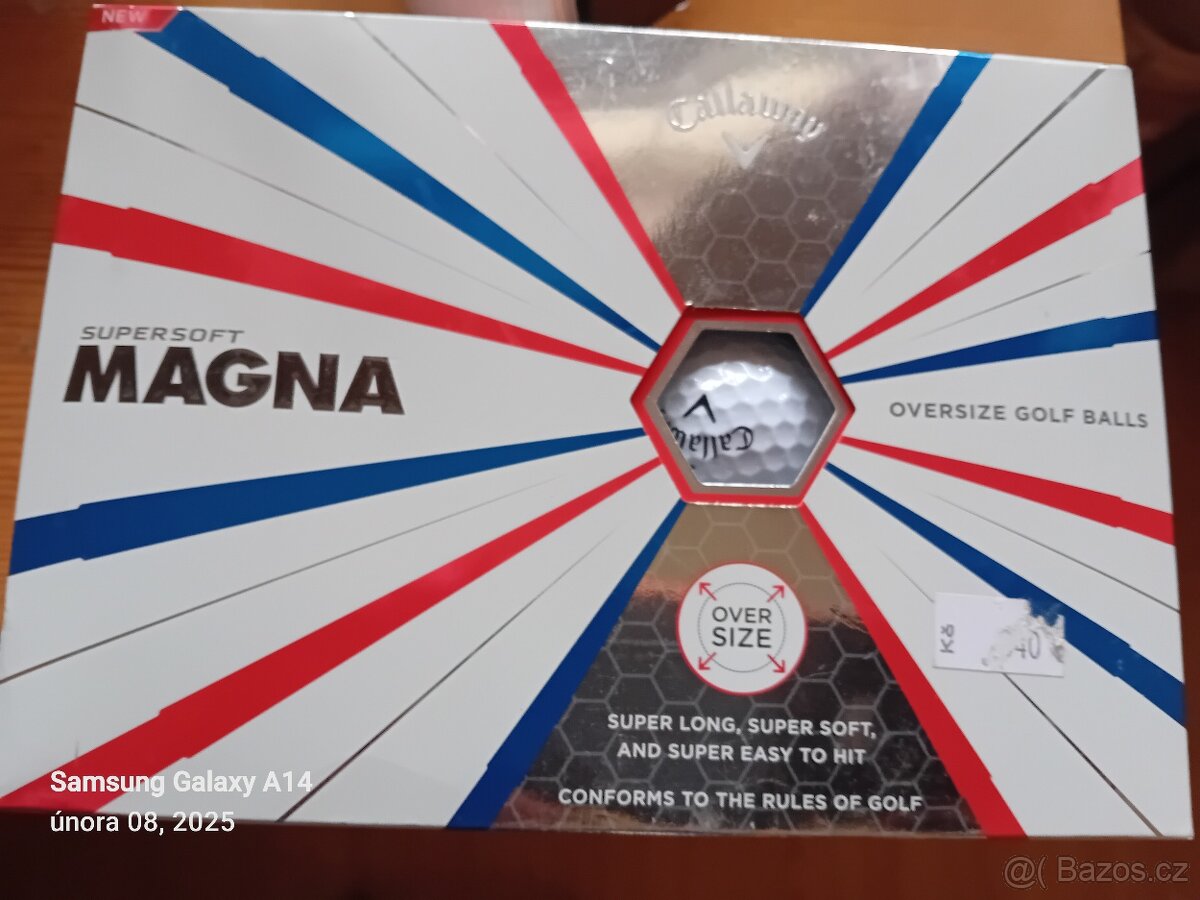 Golfové  míčky  ovesize zn Magna 12 ks nove
