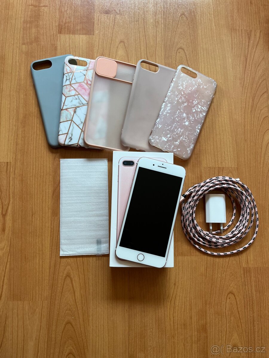 📱 Prodám iPhone 7 Plus 128 GB – Rose Gold 🌸