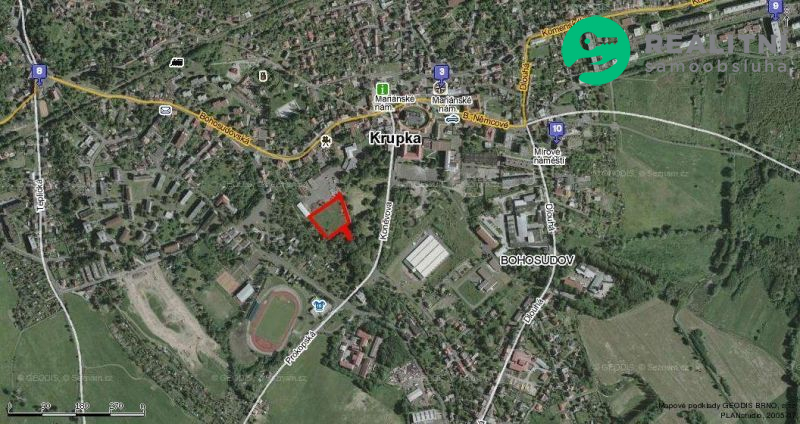 Prodej pozemků za cenu 1.400 Kč/m2 - 1.999 Kč/m2...