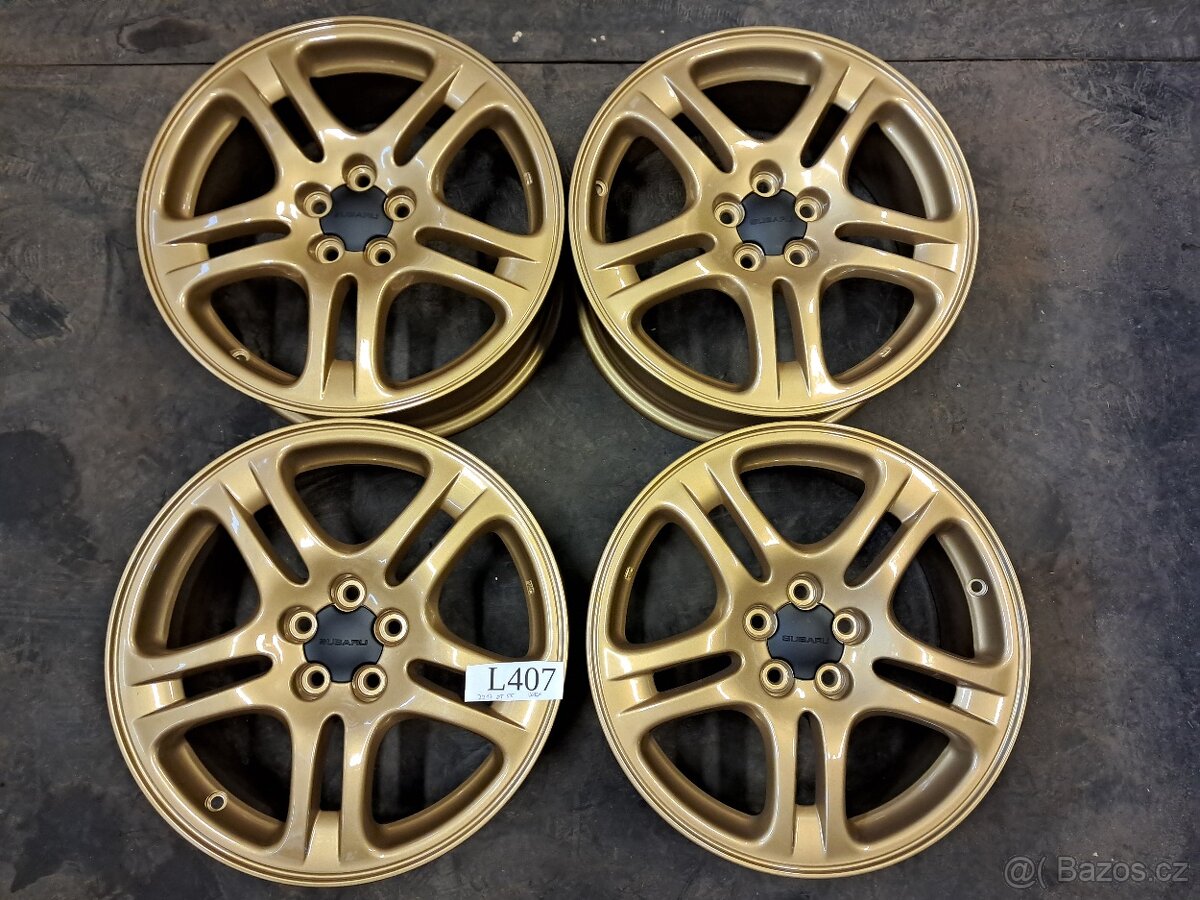 Subaru Impreza WRX/Legacy Alu kola 7Jx17" nový lak (L407)