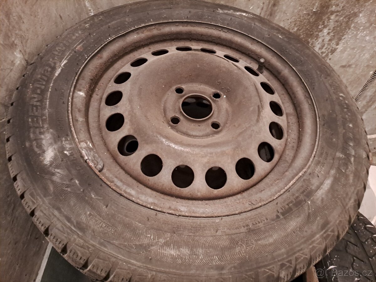 Disky s pneu zimními Opel Astra G