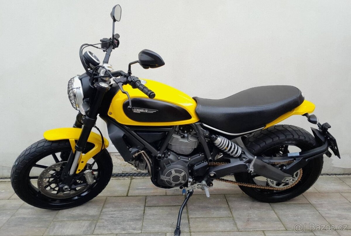 AKCE  Ducati Scrambler 800 Icon, 2016, moc pěkná, po servisu