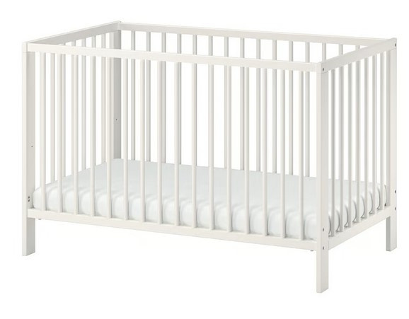 Dětská postýlka/postel, 2x matrace, 4x povleceni, chránička