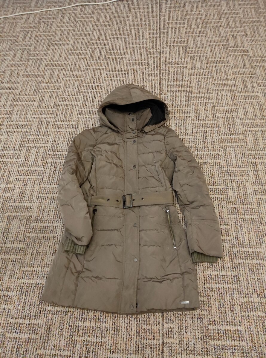 Kvalitní zimní dlouhá prošívaná bunda Tom Tailor ve vel S