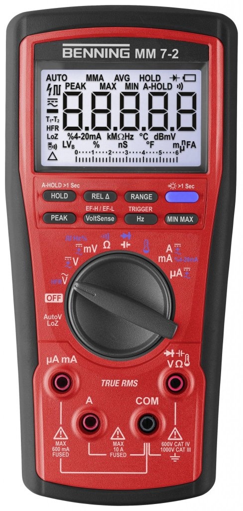 Benning MM 7-2 - Digitální multimetr - 14 dni stary zaruka