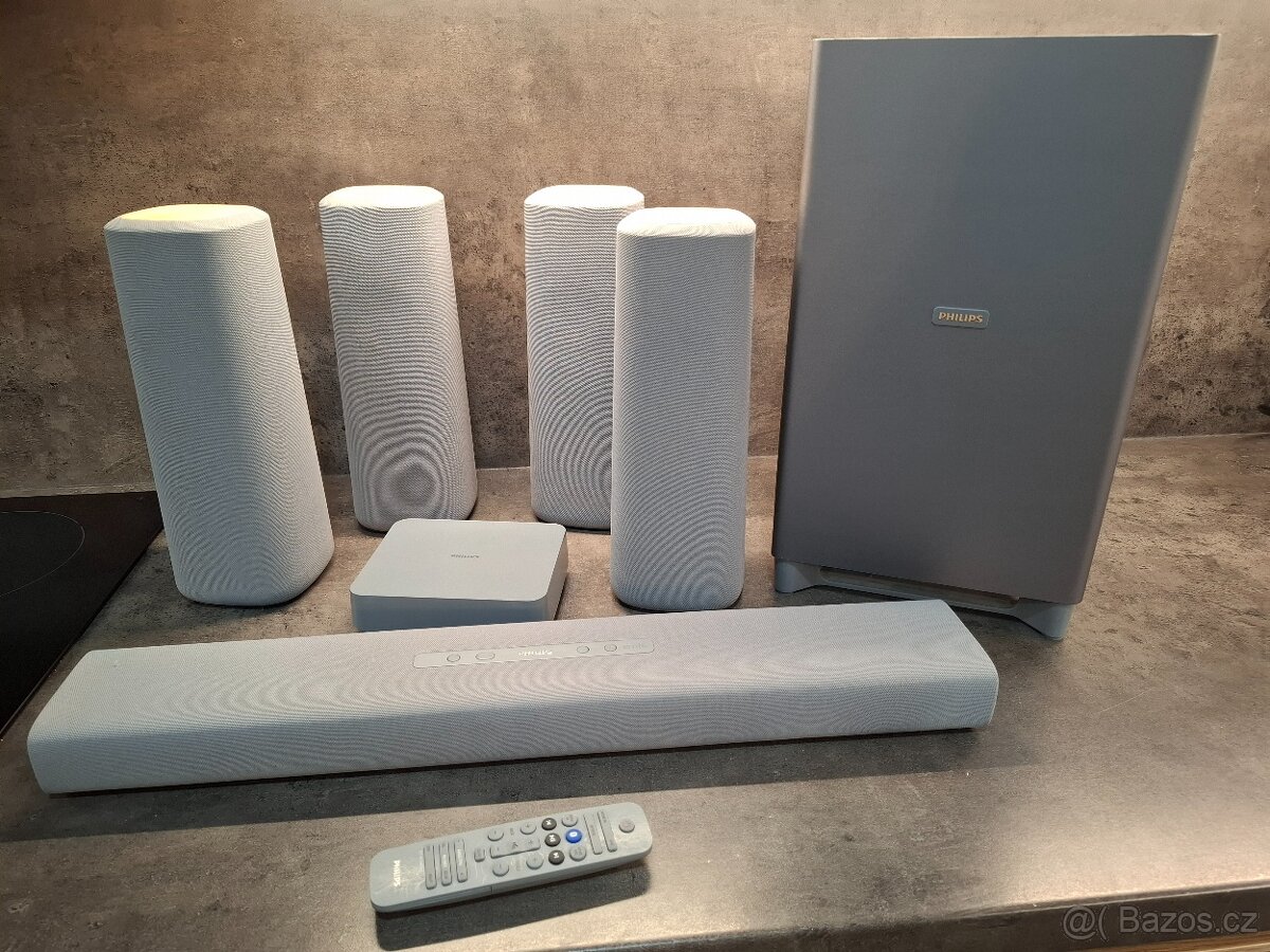 Designové domácí kino Philips - reproduktory 5.1