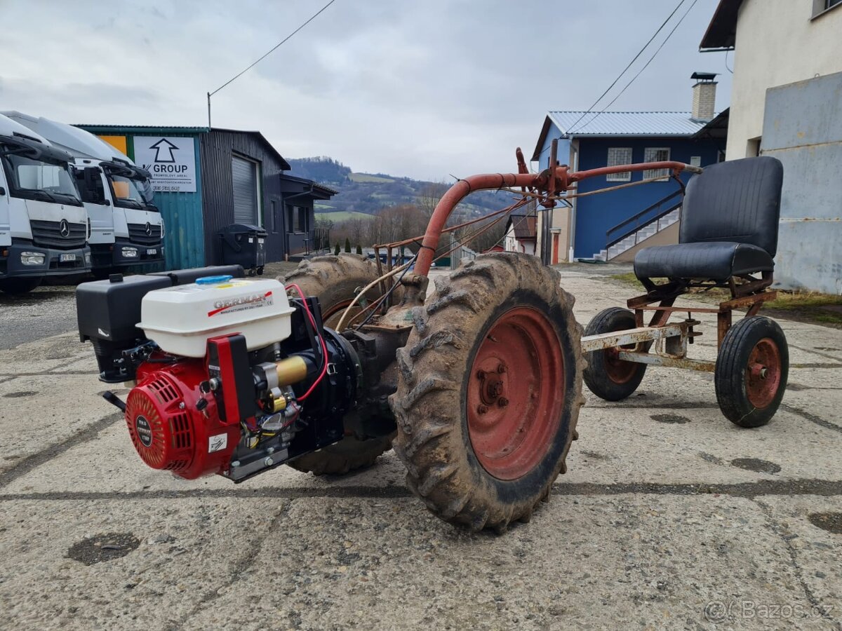 čtyřtaktní motor17hp s el.start,přestavba pf62 (VIDEO) Pf 62