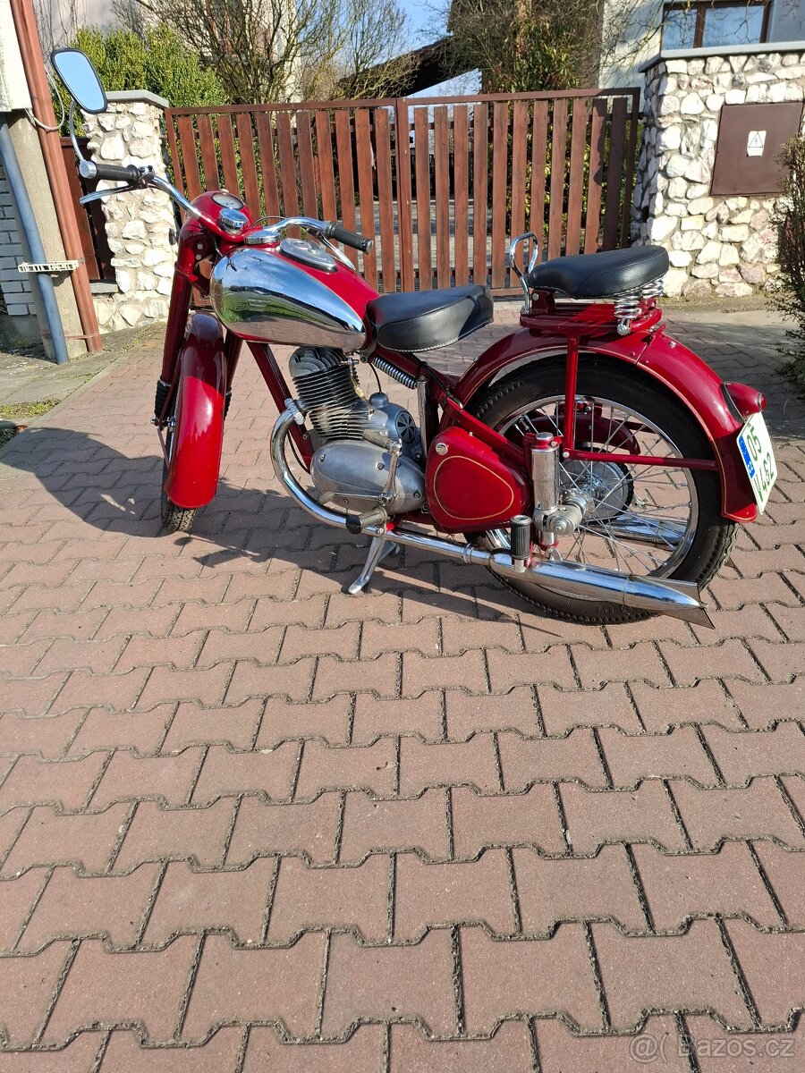 Jawa 250 pérák
