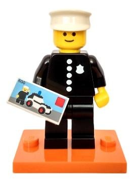 LEGO minifigurka 18. série (CMF 18) Policista v neporušeném
