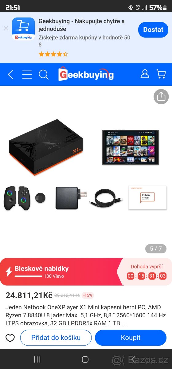 Onexplayer x1 mini na díly