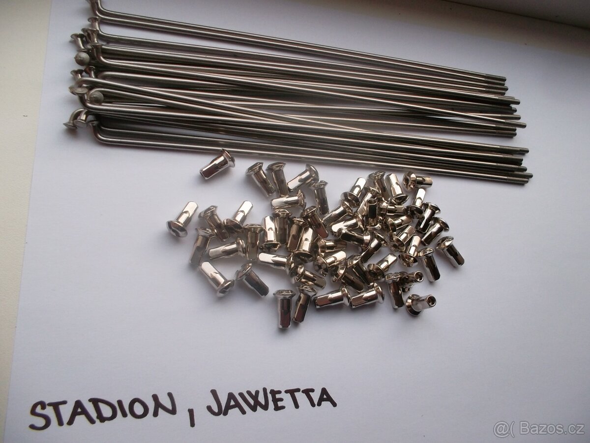 Stadion S11, S22, Jawetta, výplety kol, nové, české, nerez