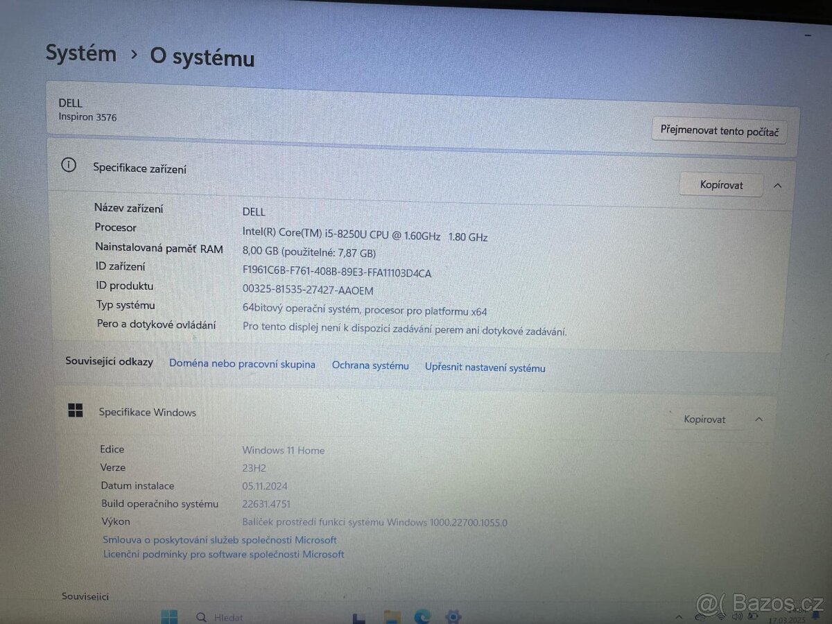 Dell Inspiron 3576