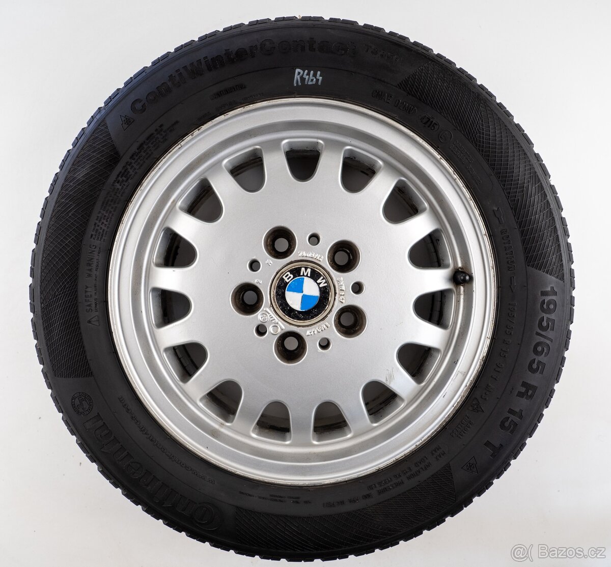 BMW 3 E36 - Originání 15" alu kola - Zimní pneu