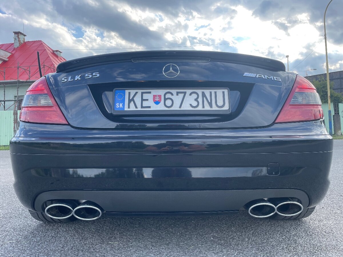 Prodej cabrio Mercedes SLK55 AMG 5.5 V8 7AT 265KW & 510NM