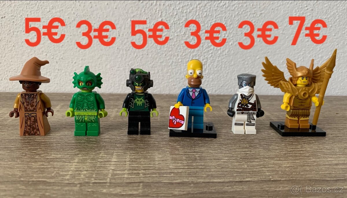 Lego figúrky Ninjago, HP, Spider-Man a iné