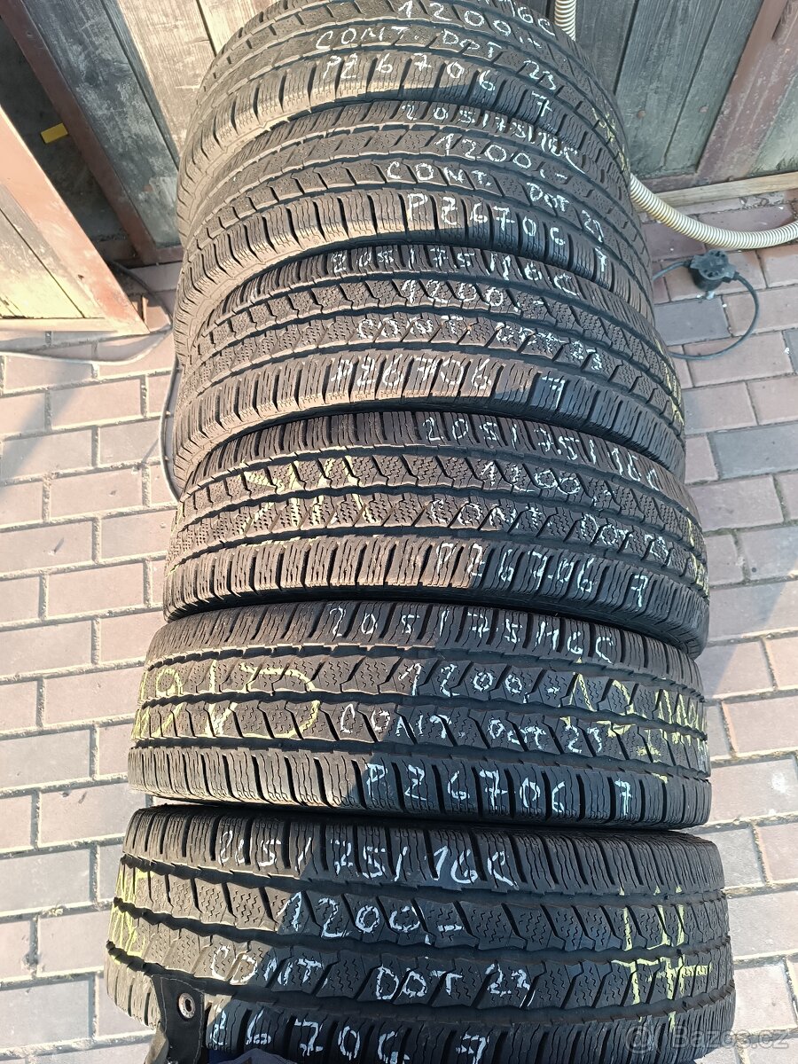 205/75/16 C zimní 6 kusů
