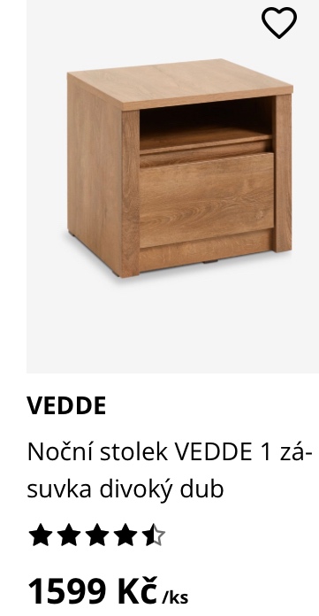 Noční stolky VEDDE