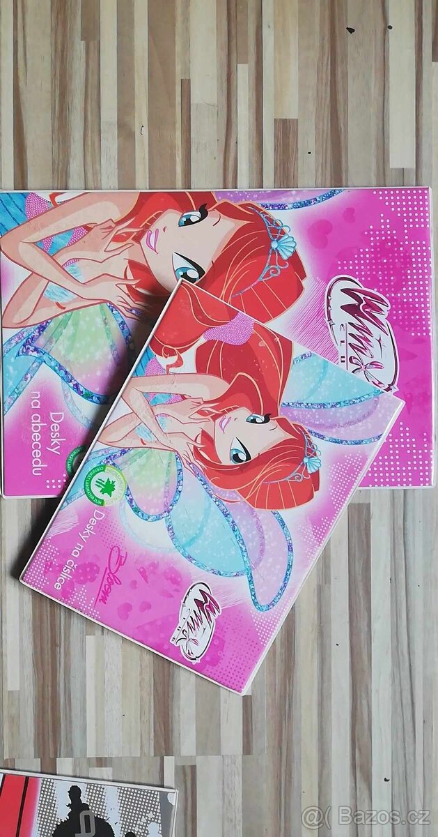 Desky na písmen a číslice Winx - limitovaná edice