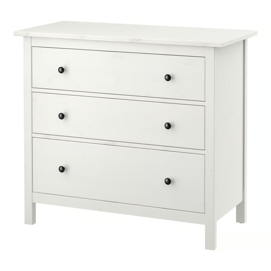 Bílá komoda Hemnes