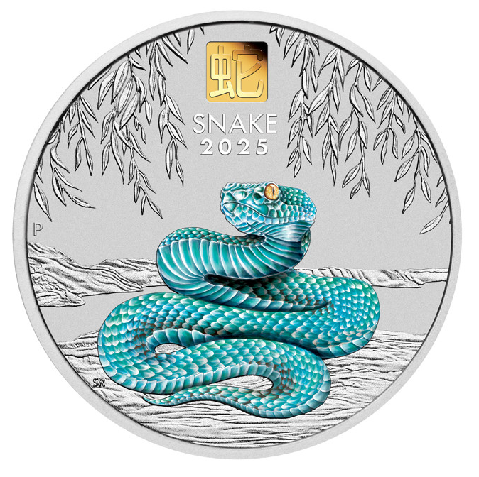 Stříbrná mince 1 Kg Lunar Series III Snake 2025 Privy Mark