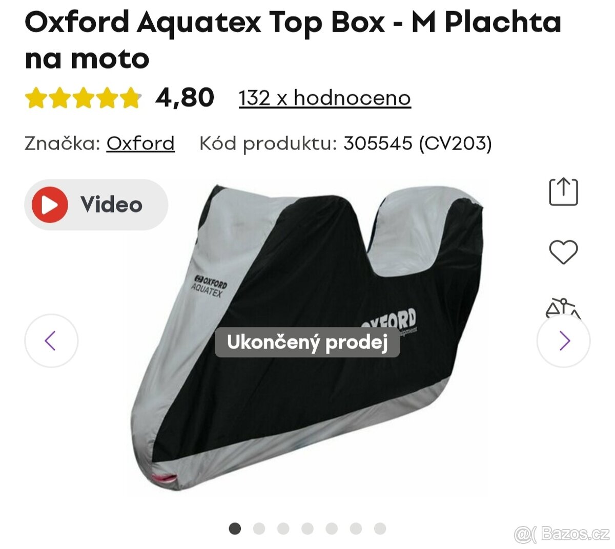 Plachta na skutr