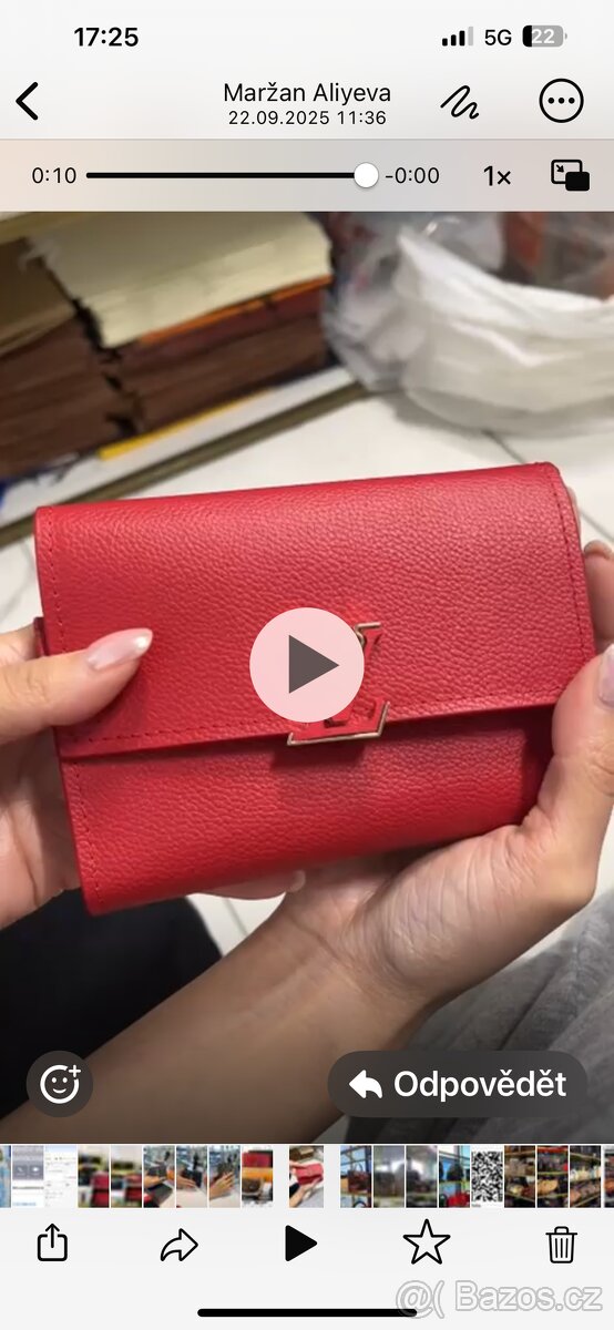 LV peněženka, kožená