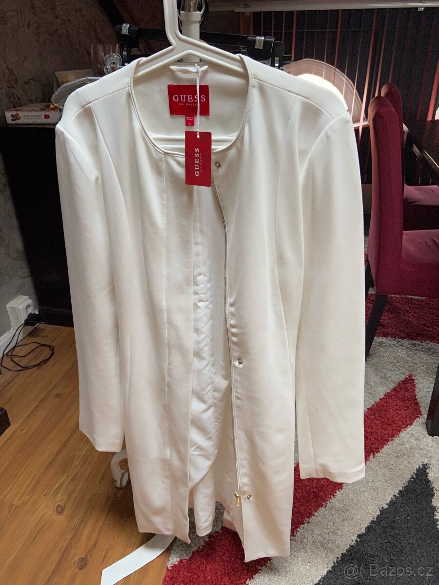 Bílý lehký kabátek GUESS, vel. L