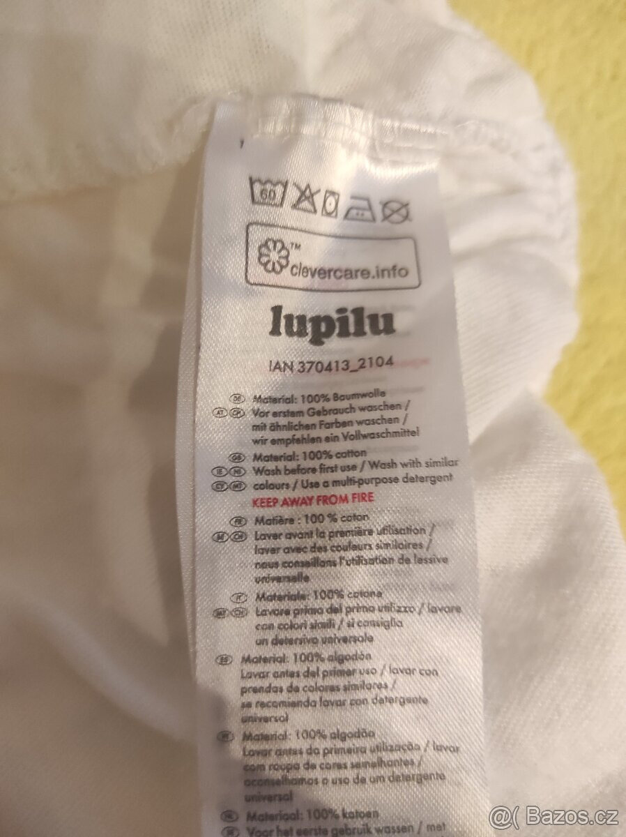 Dětské prostěradlo 120x60 bílé