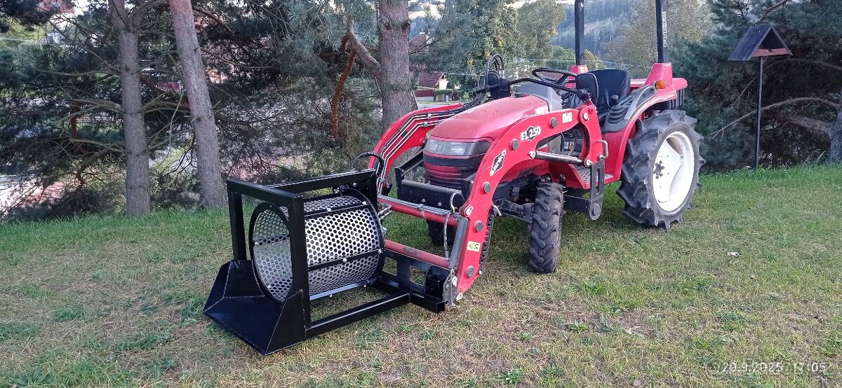 Kátrovací,prosévací lžíce lopata na malotraktor