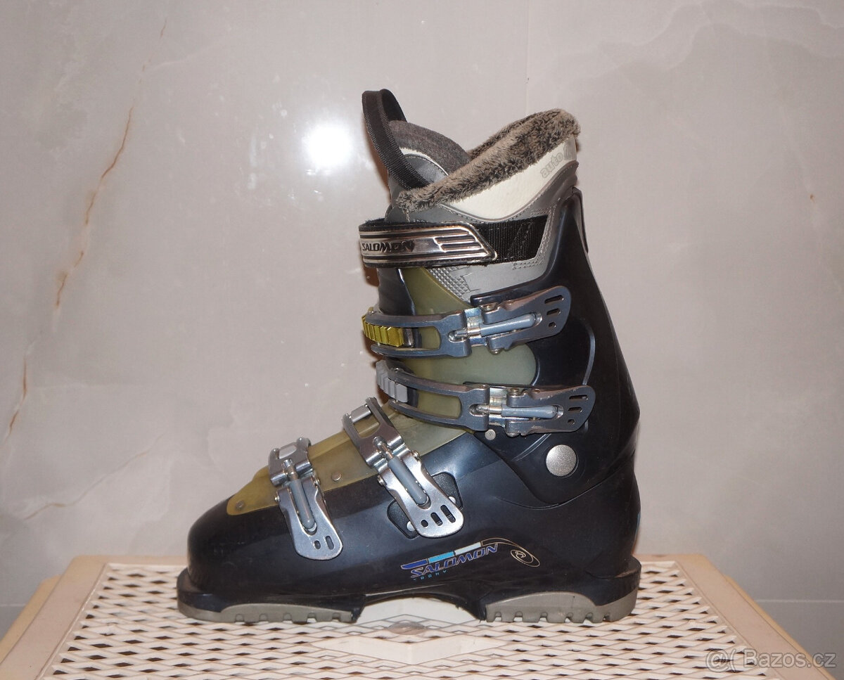 Skoro nové lyžáky 41 Salomon vel. 26,5 (7,5UK ; 41EU), bezva