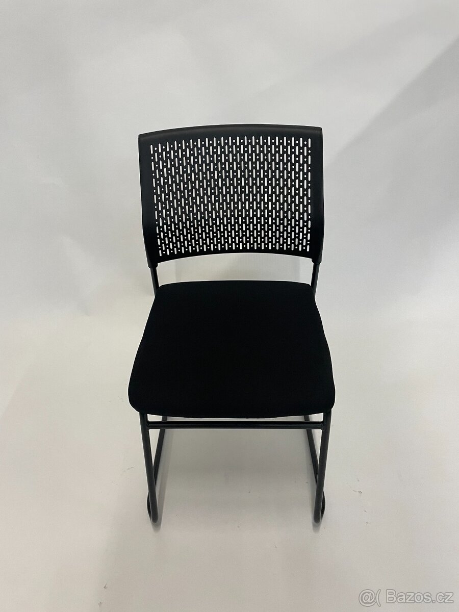 Konferenční židle MYSTIC, černá - 83 x 43 x 47 cm