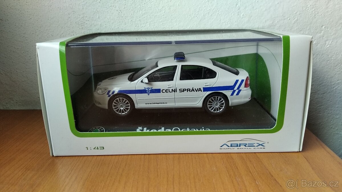 Škoda Octavia II FL - Celní správa Abrex 1/43