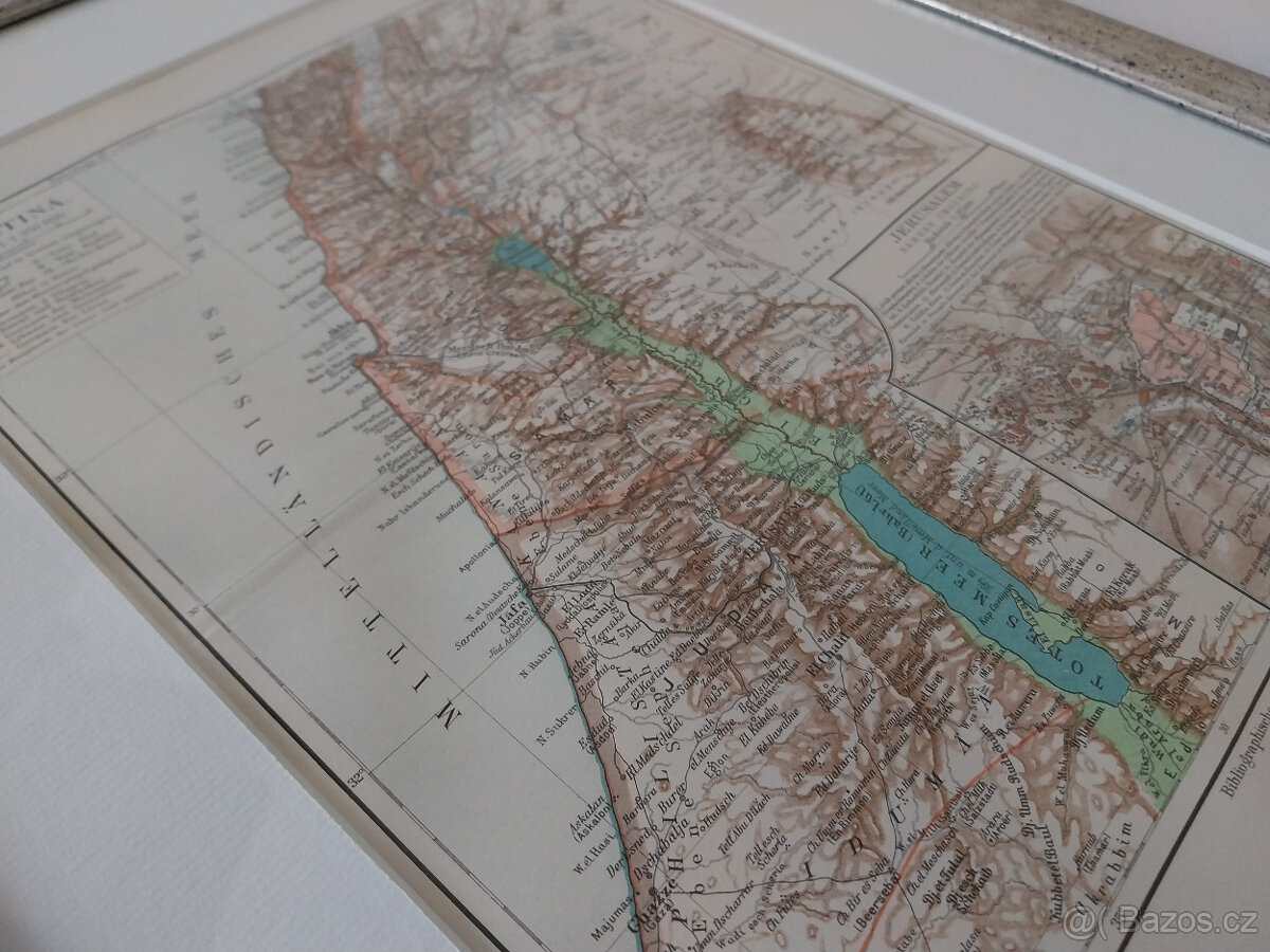 Mapa Palestiny z r. 1897