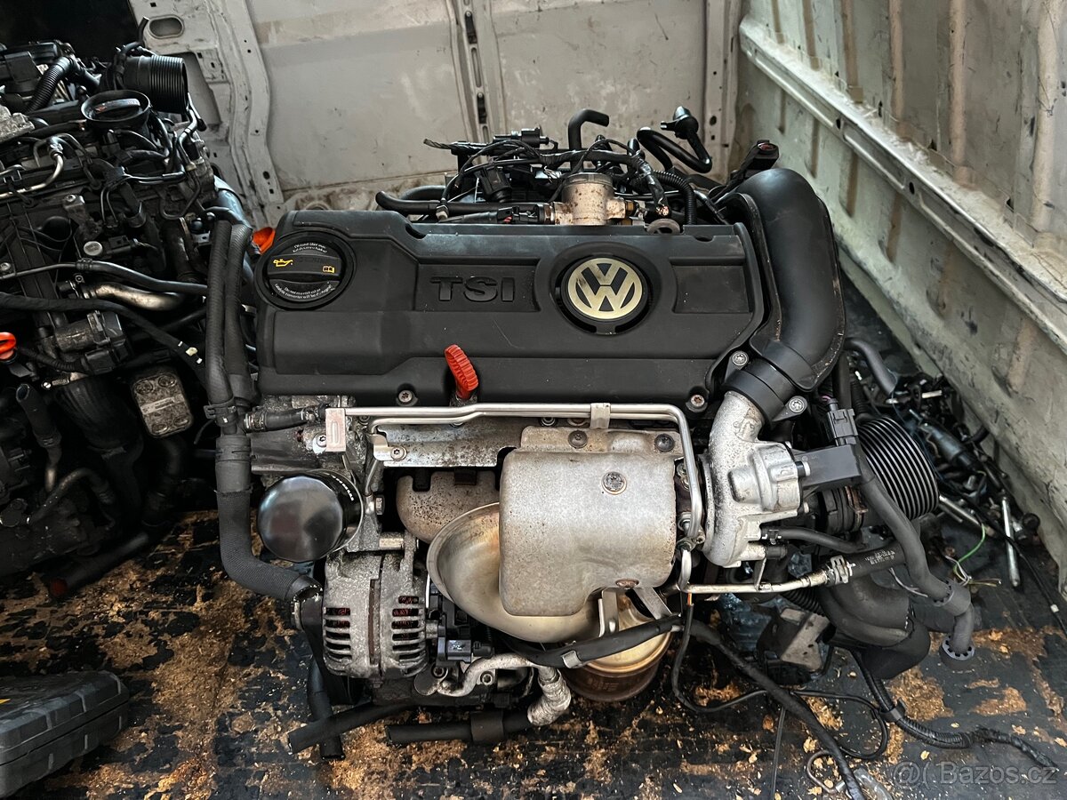 Motor benzínový CAX 1.4TSI 90KW VW Golf 6